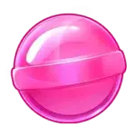 Simbolo lecca-lecca rosa