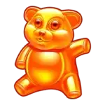 Simbolo orsetto arancione